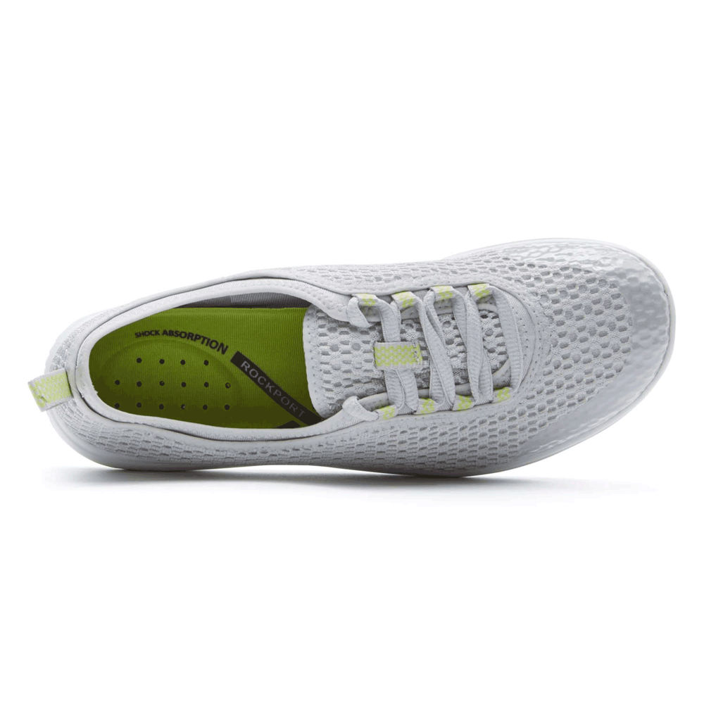 Rockport Joggesko Dame Grå - Walk360 Washable Laceup - SWNG82745